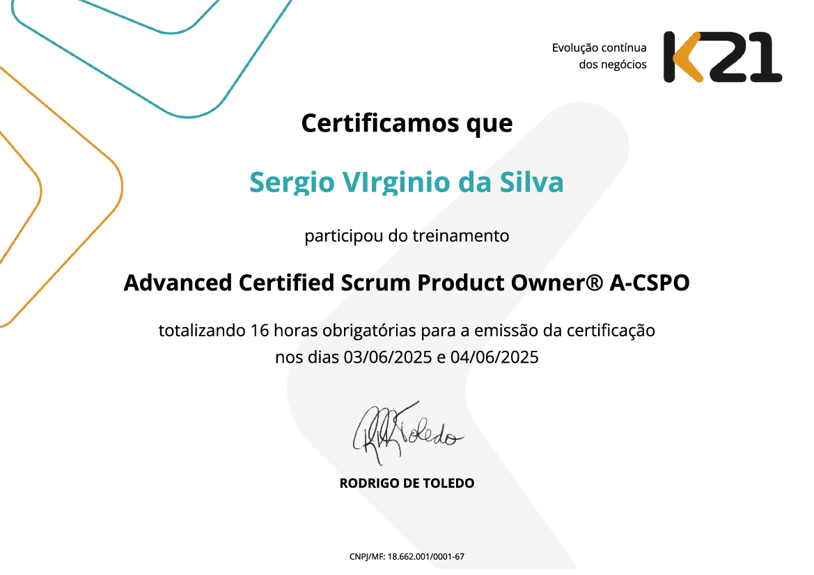 Certificado K21